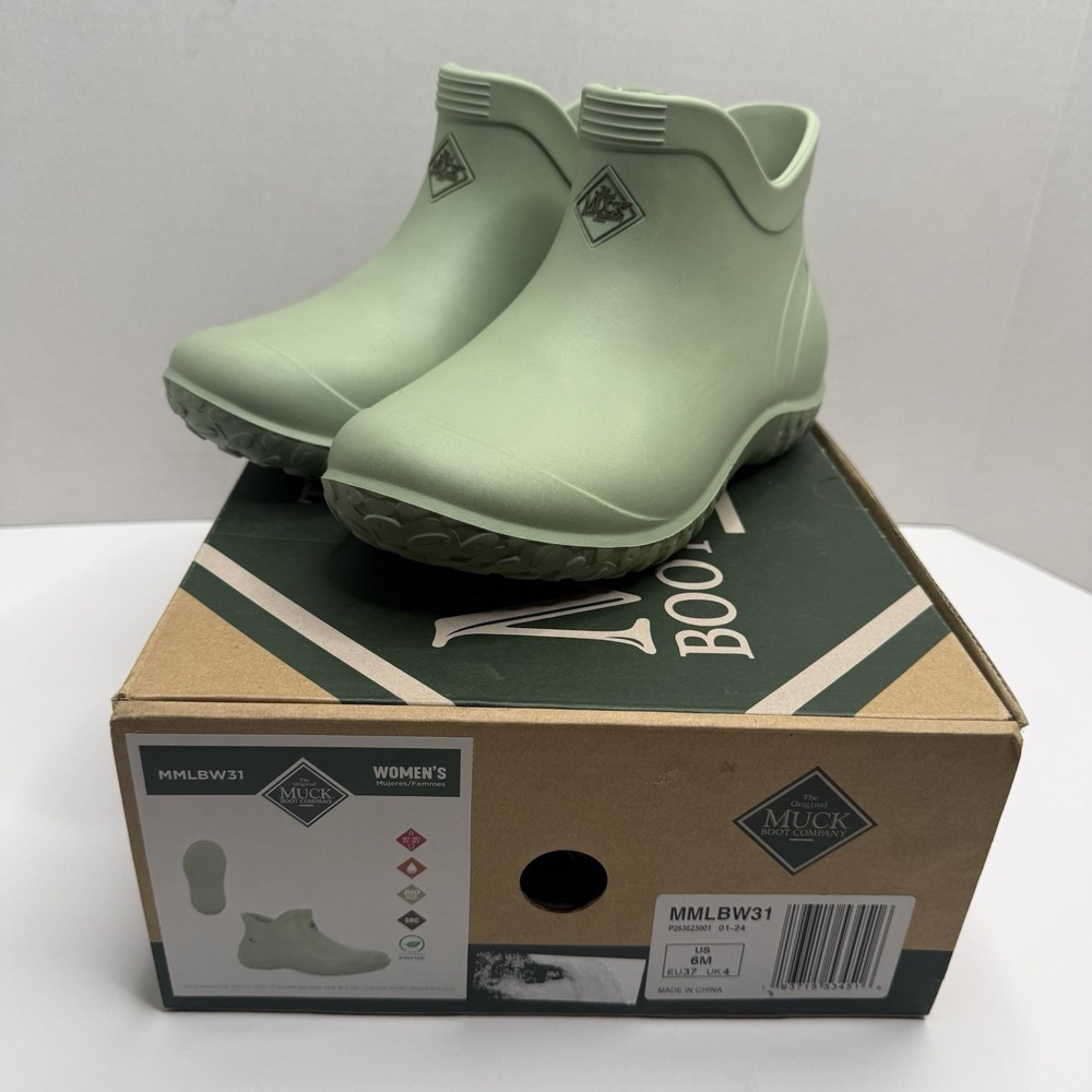 Muck Boot Muckster Lite Womens Garden Shoes Reseda Green 6 MMLBW31 New